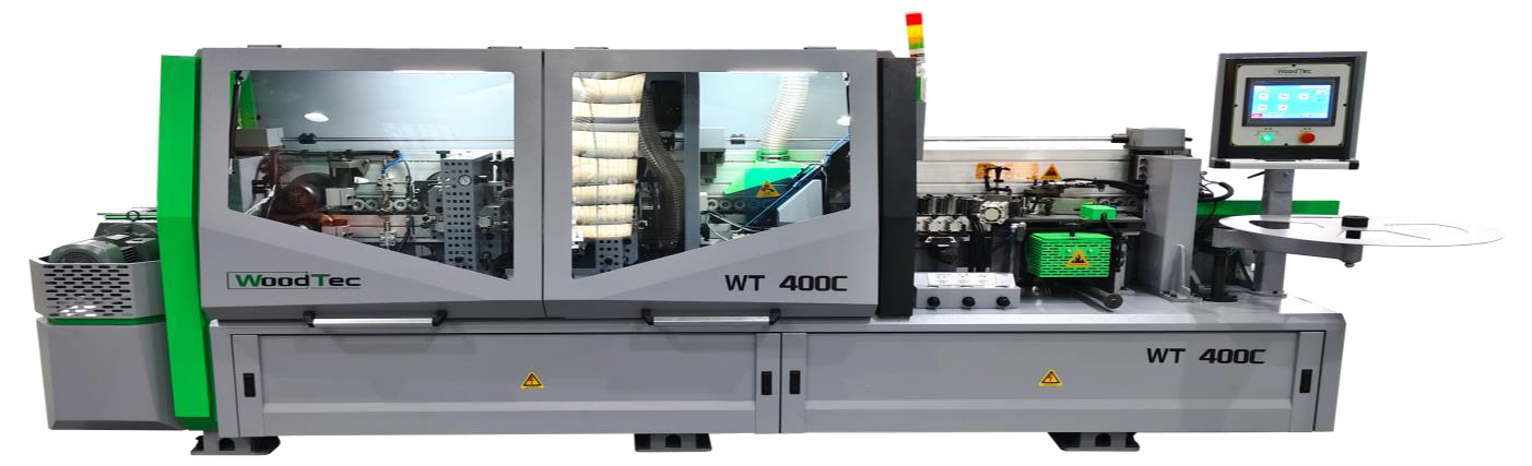 Станок для облицовывания кромок мебельных деталей WOODTEC WT-400С
