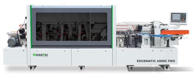 Станок для облицовывания кромок мебельных деталей WoodTec EdgeMatic 400SС PRO
