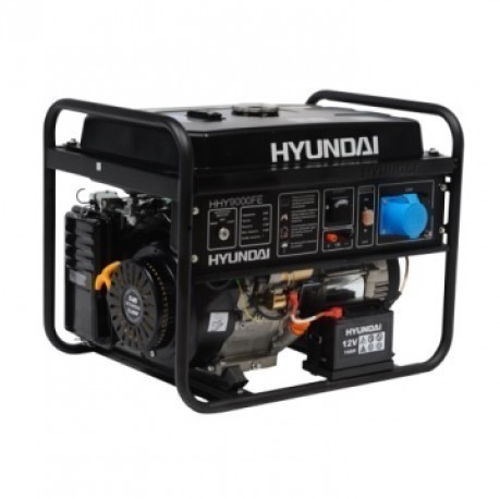 Бензиновый генератор Hyundai HHY 9000FE + колеса
