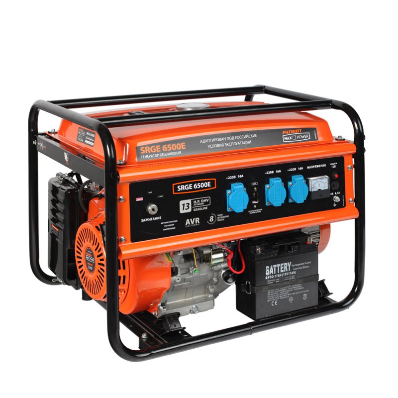 Генератор бензиновый PATRIOT Max Power SRGE 6500E
