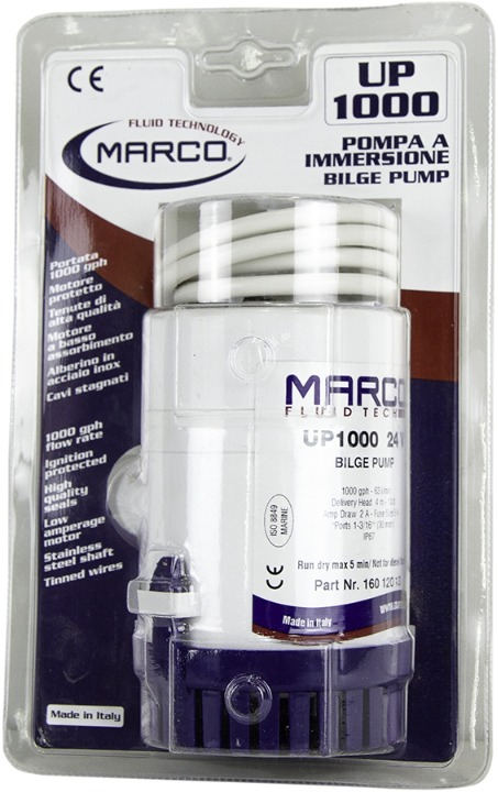 Погружной низковольтный насос Marco UP1000 24В 16012013
